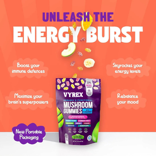 Vyrex® Organic Mushroom Gummies