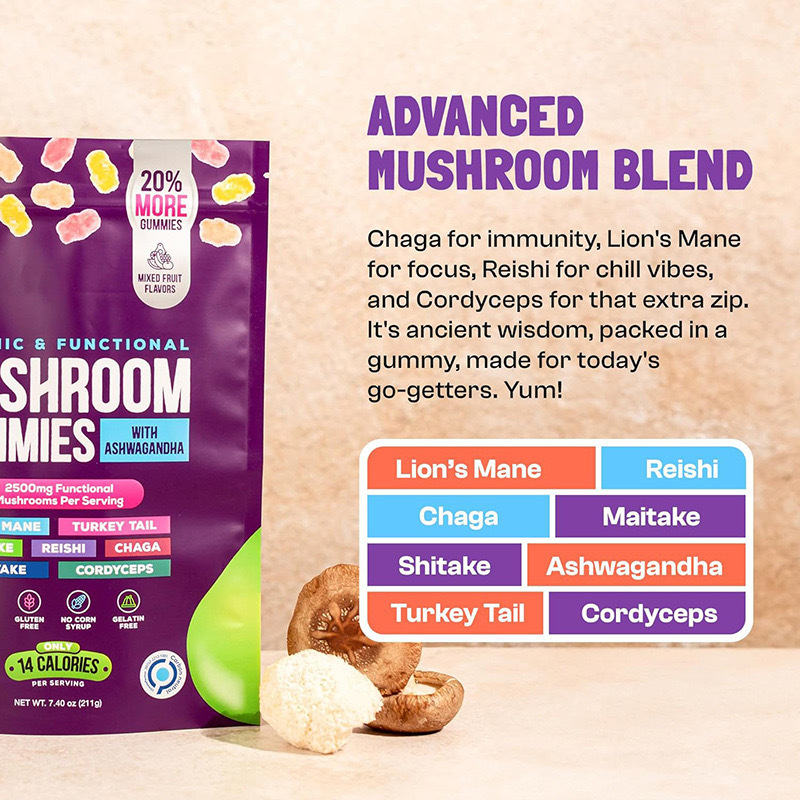 Vyrex® Organic Mushroom Gummies